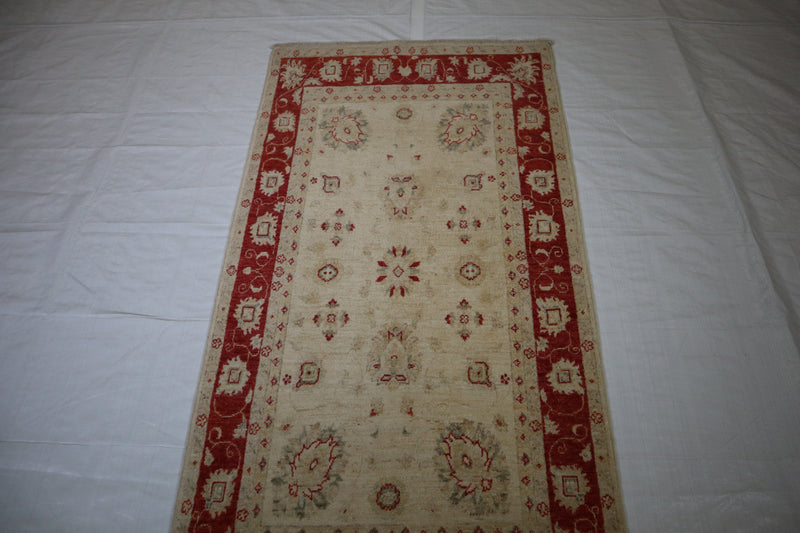 Afghan Oushak Rug, Traditional Wool Rug