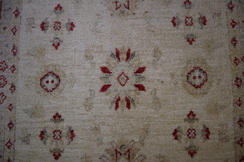 Afghan Oushak Rug, Traditional Wool Rug