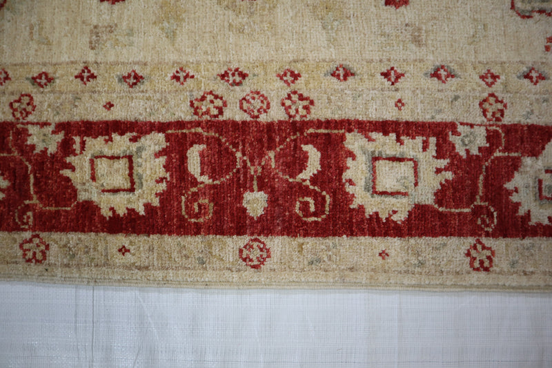 Afghan Oushak Rug, Traditional Wool Rug