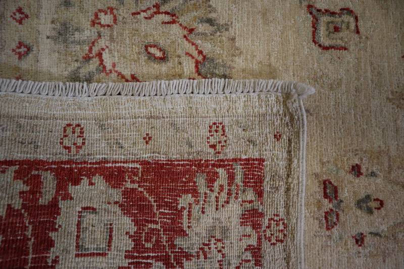 Afghan Oushak Rug, Traditional Wool Rug