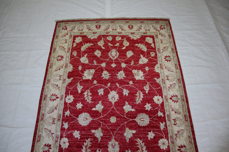 3x5 Hand Knotted Rug, Afghan Chobi Rug