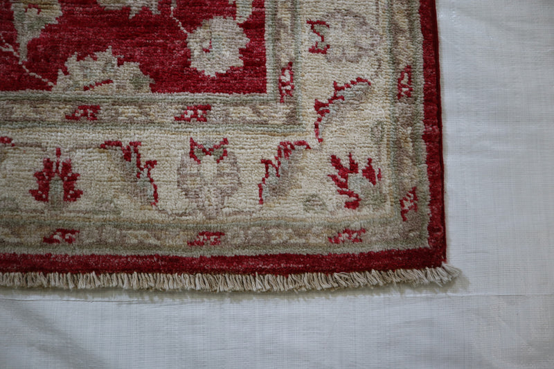 3x5 Hand Knotted Rug, Afghan Chobi Rug