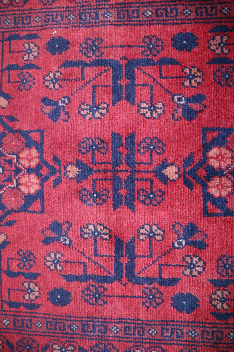 3x5 Traditional Rug, Afghan Turkman Rug