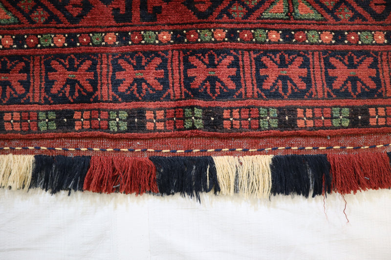 Afghan Tribal Rug, 3x5 Hand Knotted Rug