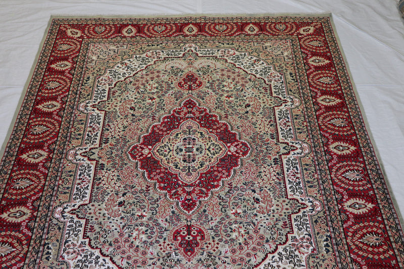 Copy of 8x10 Hand Knotted Rug, Indian Jammu Kashmir Rug