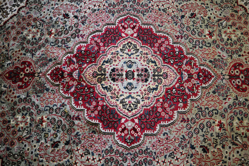 Copy of 8x10 Hand Knotted Rug, Indian Jammu Kashmir Rug