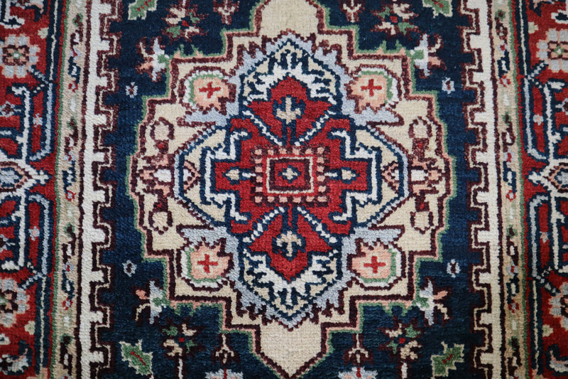 Persian Design Rug 3x5 Area Rug, Indian Serapi Rug