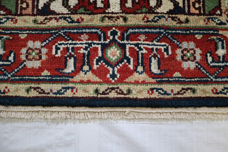 Persian Design Rug 3x5 Area Rug, Indian Serapi Rug