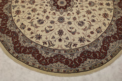 Pak Persian Rug, 9x9 Round Rug, Hand Knotted Rug