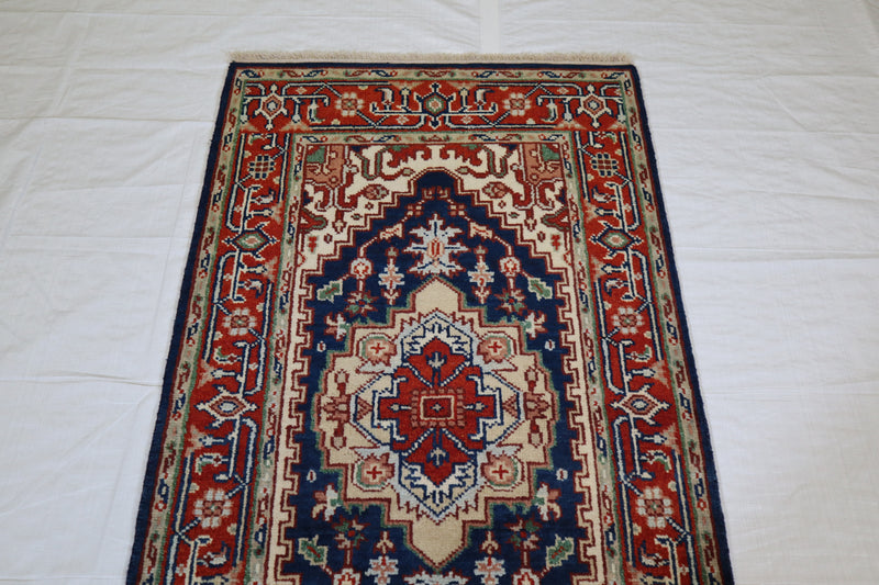 Indian Serapi Rug, Hand Knotted Oriental Rug