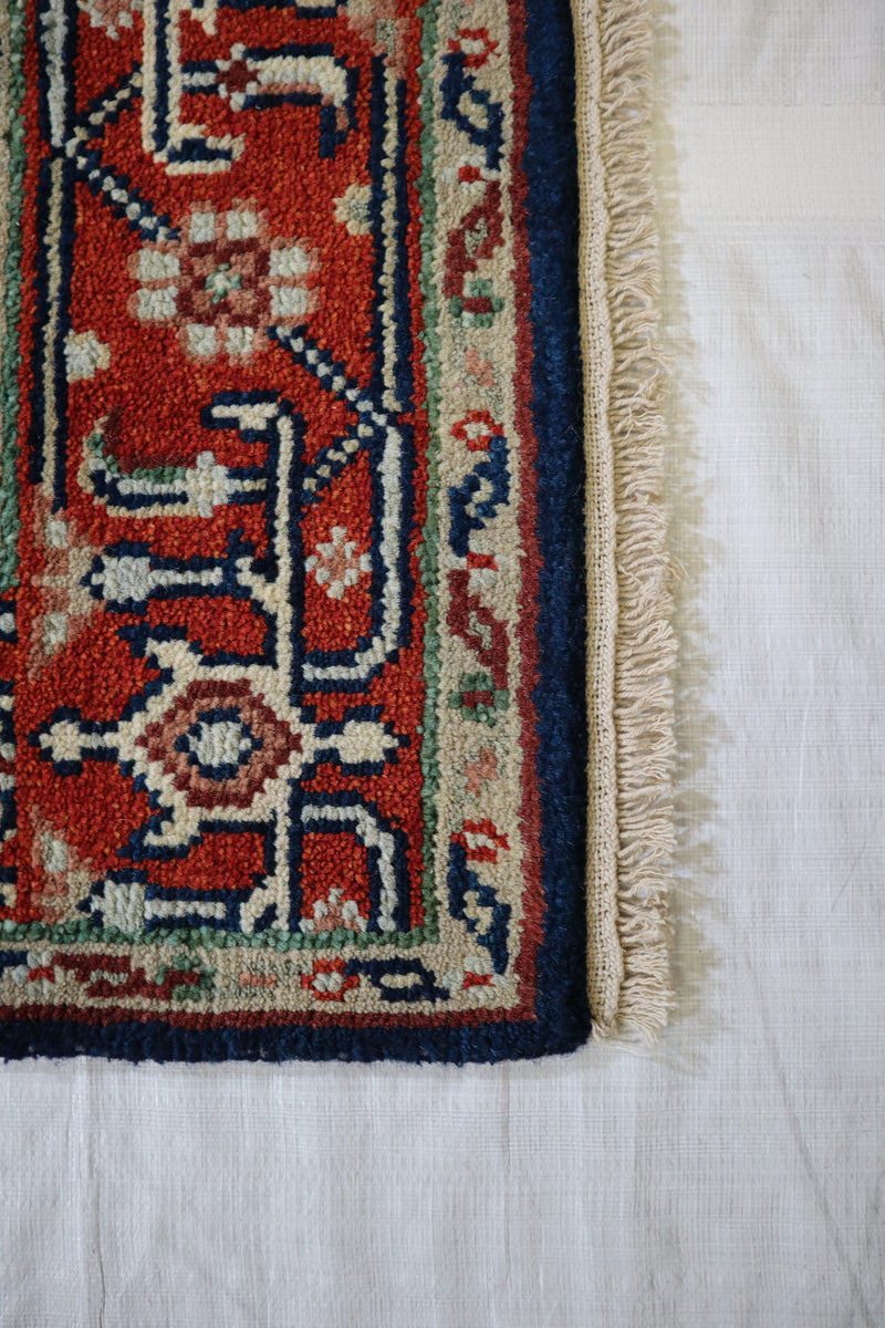 Indian Serapi Rug, Hand Knotted Oriental Rug