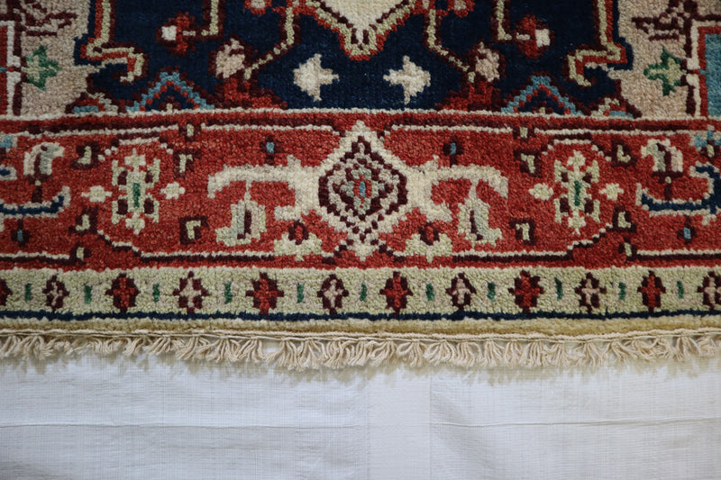 3x5 Traditional Rug, Indian Serapi Rug