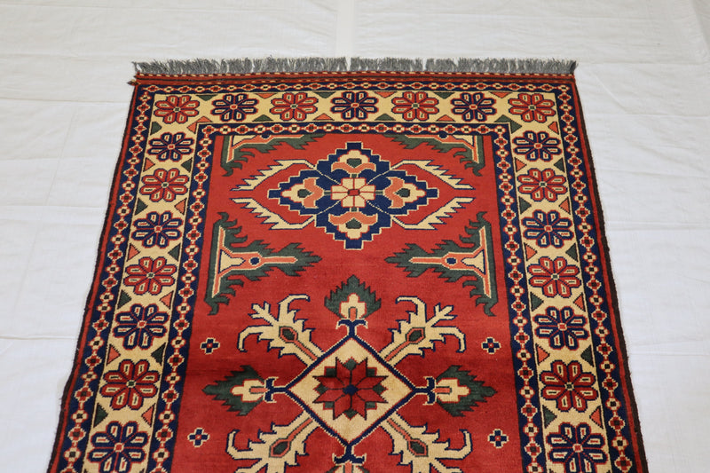 3x5 Afghan Rug, Tribal Area Rug