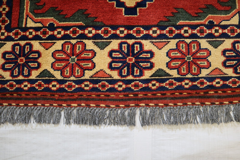 3x5 Afghan Rug, Tribal Area Rug