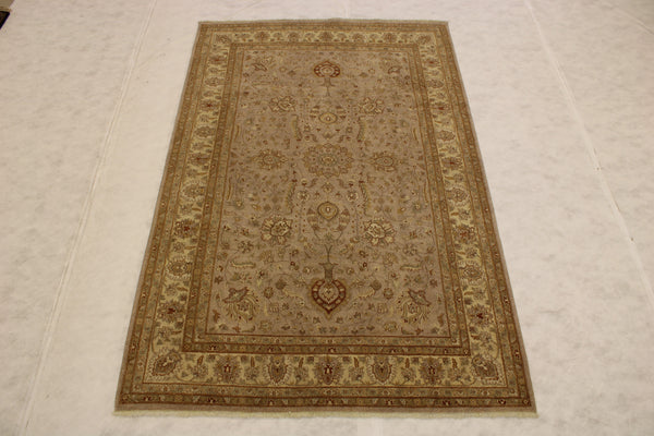 Pak Persian Rug, Hand Knotted Pakistani Rug, 6x9 Rug