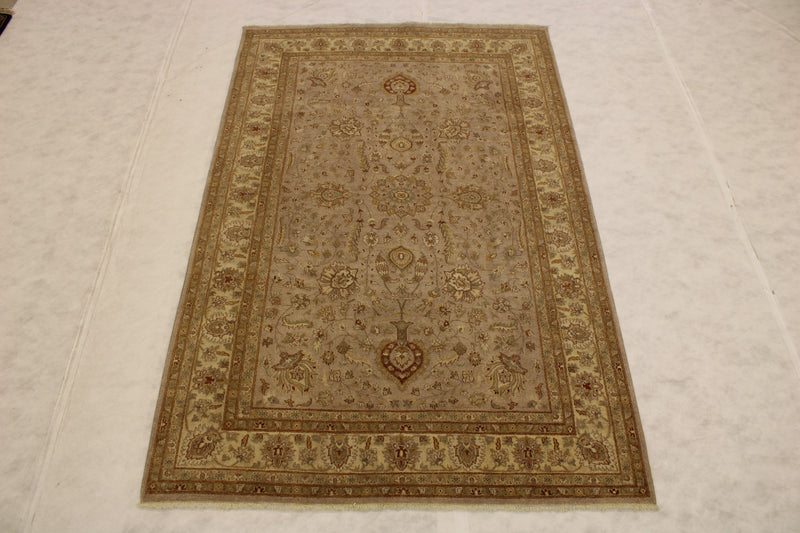 Pak Persian Rug, Hand Knotted Pakistani Rug, 6x9 Rug