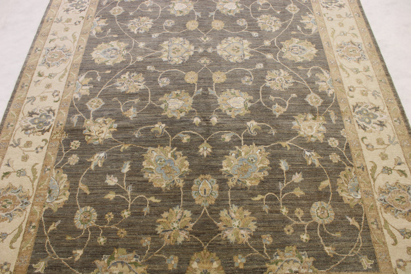 Oushak Rug, 6x9 Area Rug, Indian Rug