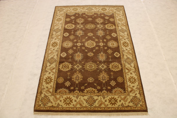 Oushak Twisted Rug, 6x9 Hand Knotted Rug