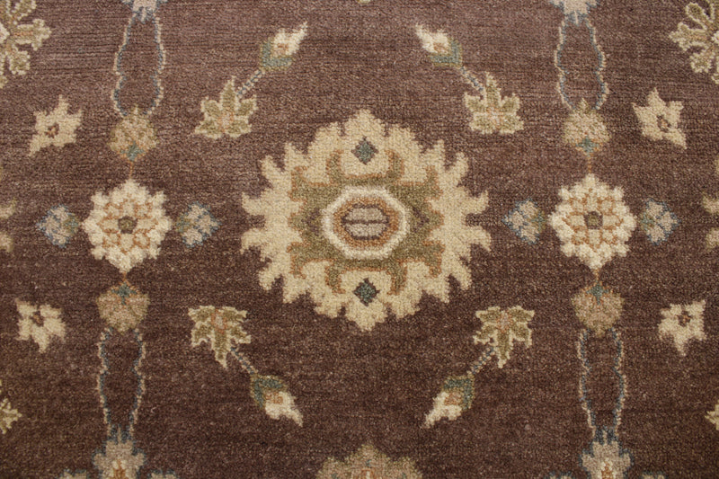 Oushak Twisted Rug, 6x9 Hand Knotted Rug