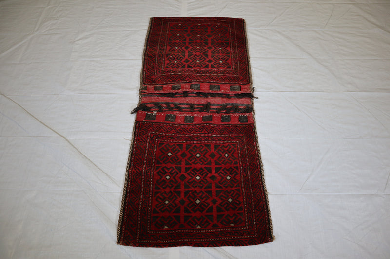 Tribal Afghan Rug, Hand Knotted Rug