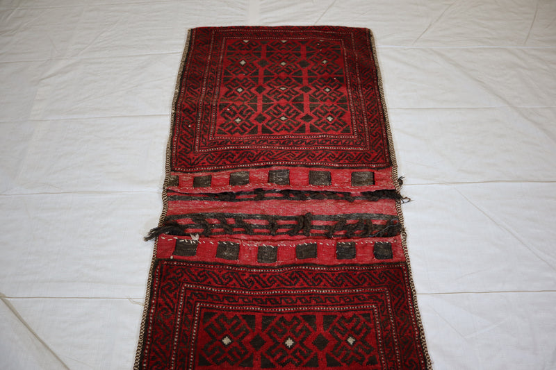 Tribal Afghan Rug, Hand Knotted Rug