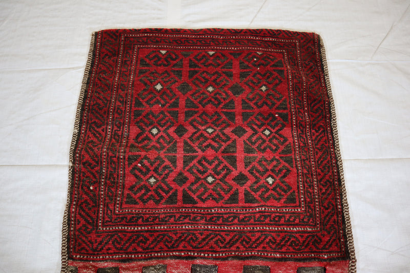 Tribal Afghan Rug, Hand Knotted Rug