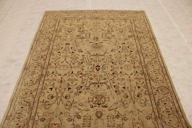 Pakistani Peshawar Rug, 6x9 Oushak Rug