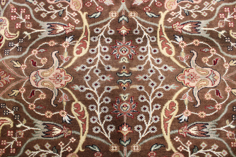 Indian Traditional Rug, Hand Knotted Wool Rug