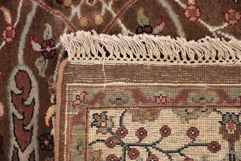 Indian Traditional Rug, Hand Knotted Wool Rug