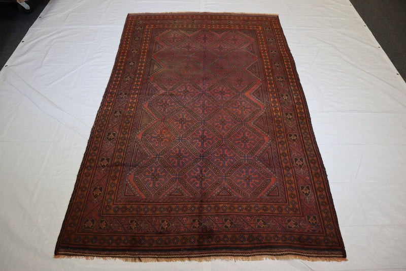 Persian Hand Knotted Rug, Traditional Area Rug