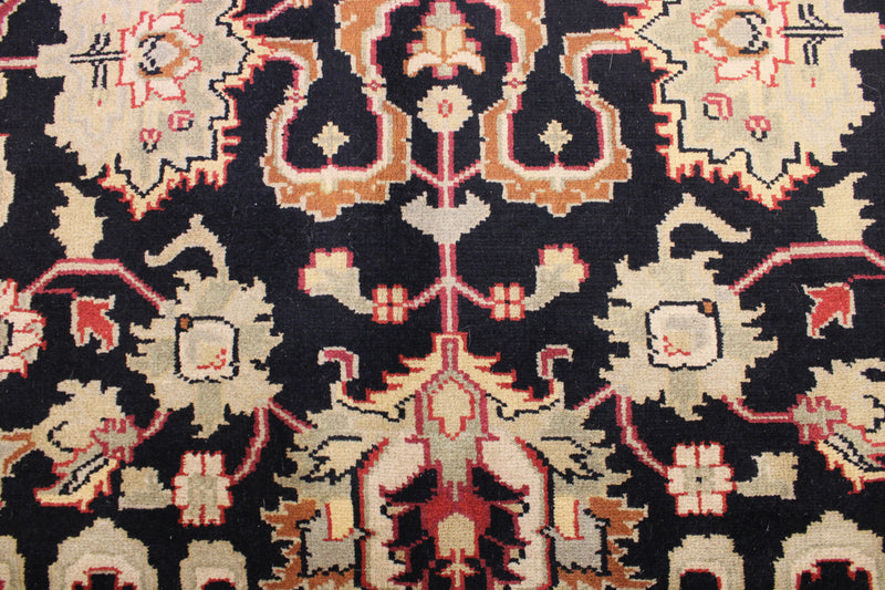 6x9 Indian Rug, Turkish Knot Design Rug