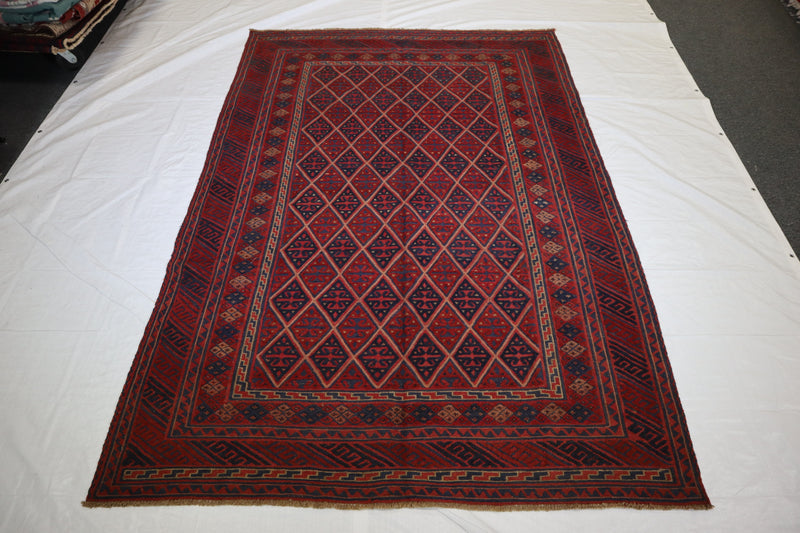 Mushwani Rug, Afghan Rug 6x9, Traditional Rug