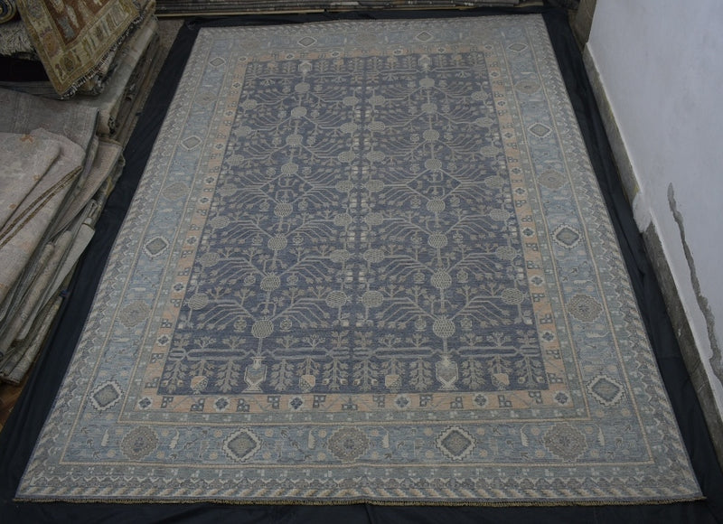 Afghani Rug, Khotan Rug, Traditional Rug, 10x14 Area Rug