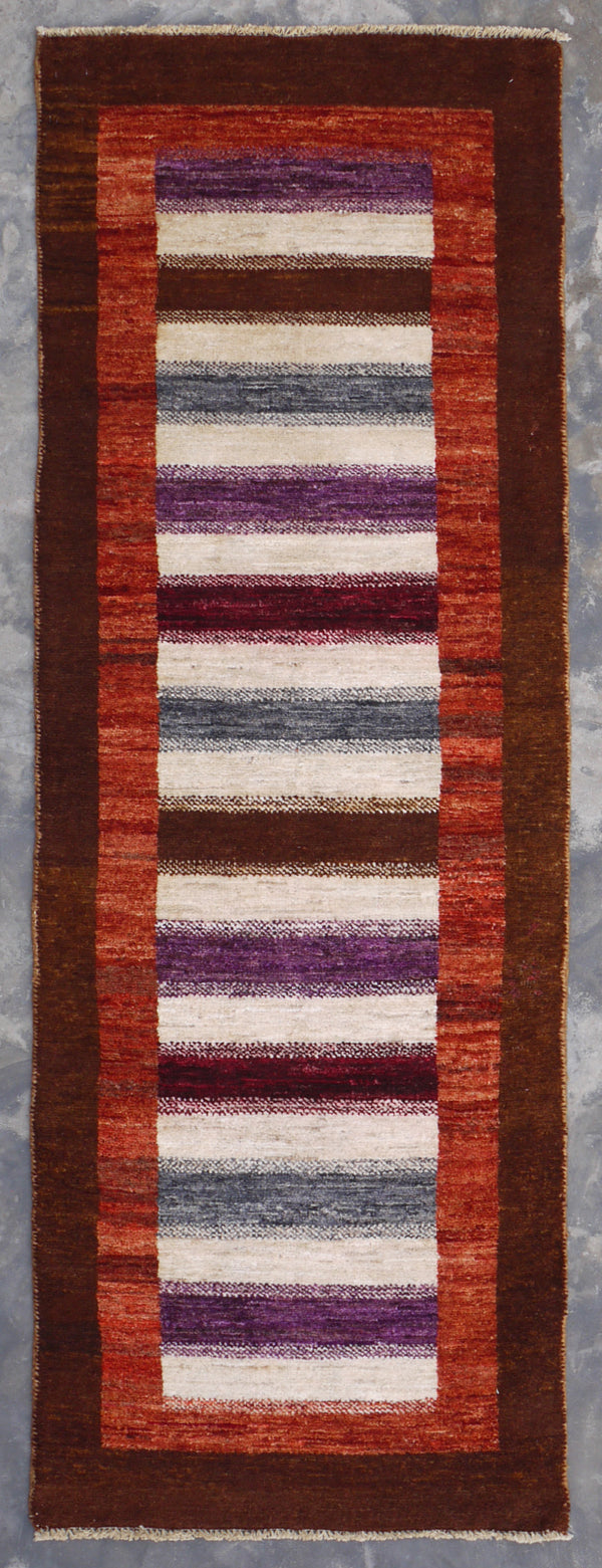 Runner Rug, Colorful Rug, Contemporary Rug, Hand Knotted Runner