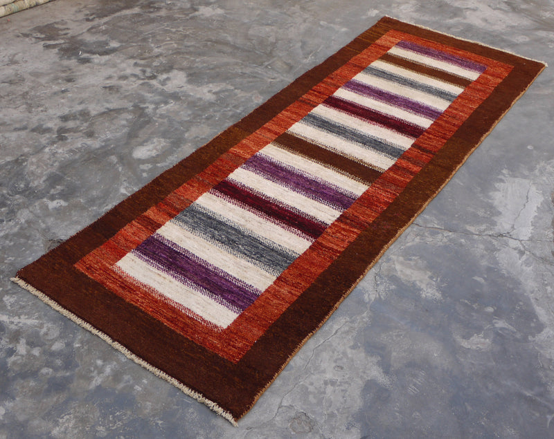 Runner Rug, Colorful Rug, Contemporary Rug, Hand Knotted Runner