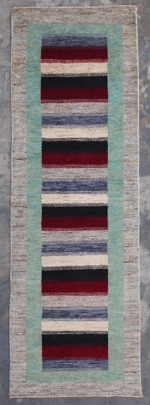 Afghan Runner, Contemporary Runner, Hand Knotted Runner