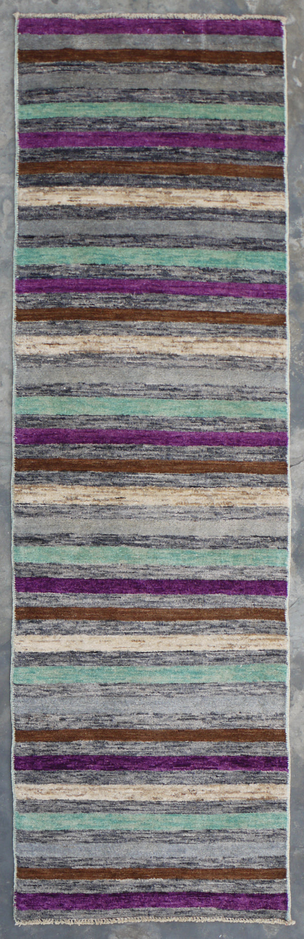 Contemporary Rug, Wool Runner Rug, Multicolored, Hallway Runners