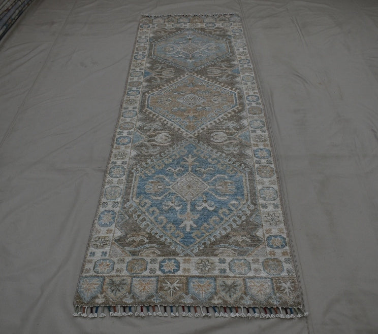 Authentic Runner, Oushak Runner Rug, Afghan Runner