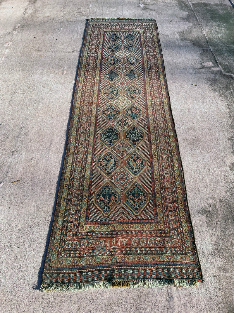 Hand Knotted Runner, Oriental Wool Runner