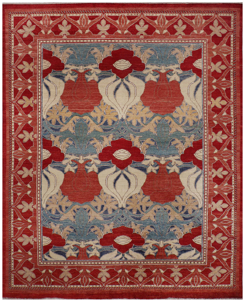 Colorful Rug, Oushak Rug, Hand Knotted