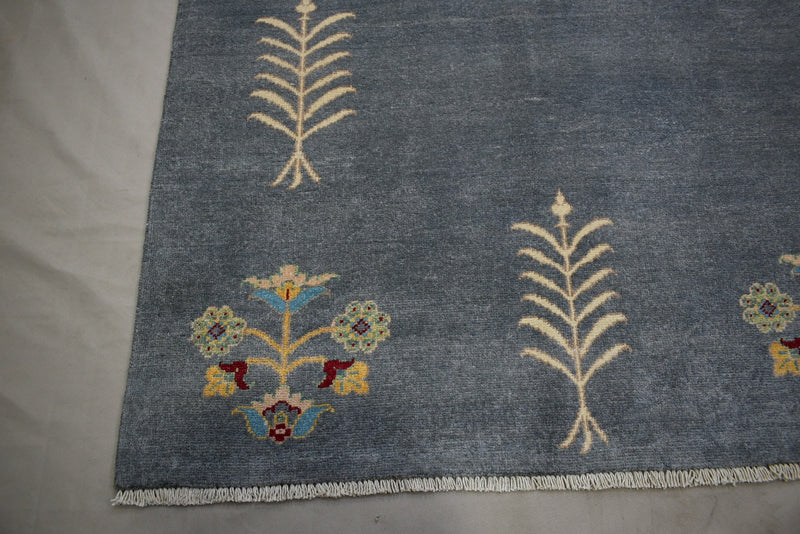 Contemporary Design Rug, Hand Knotted Afghan Rug, Bedroom Rug