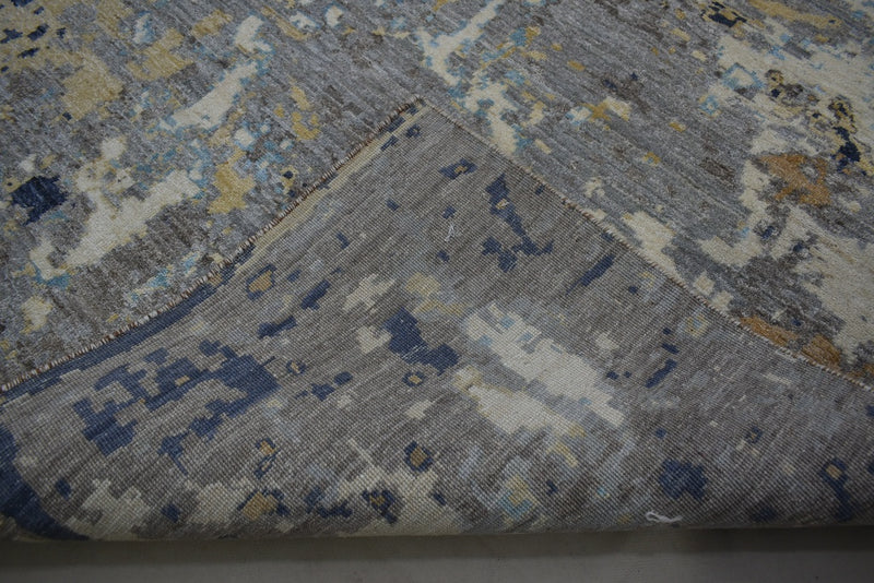 Contemporary Rug, Multicolor Rug, Hand Knotted Rug