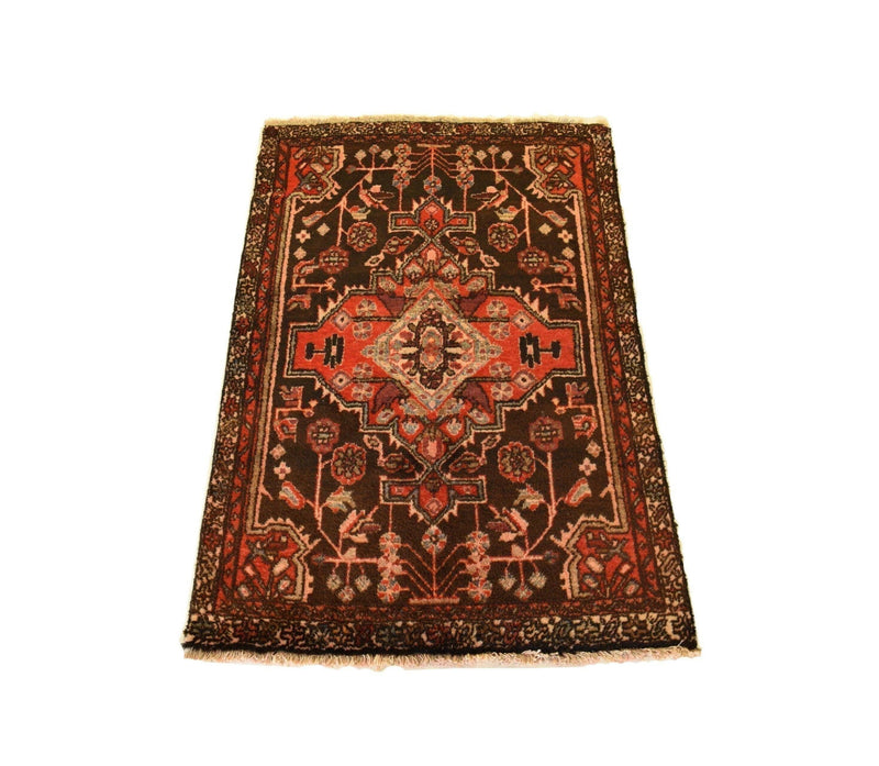  Hamedan Rug, Antique Rugs, Handmade Persian Rugs, Vintage Rugs, Geometric Rug