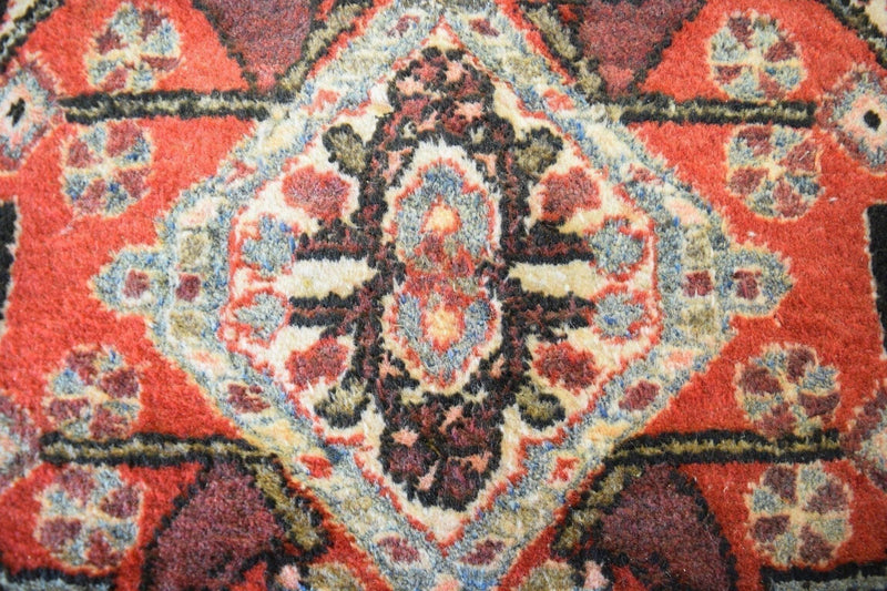  Hamedan Rug, Antique Rugs, Handmade Persian Rugs, Vintage Rugs, Geometric Rug