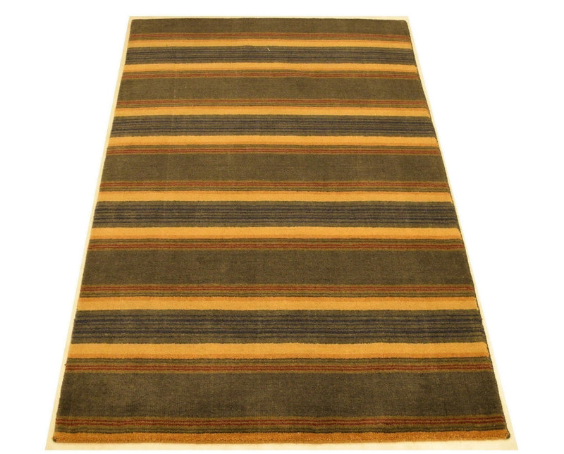 Floral Rugs, Denim Stripe Rug, Hand Knotted Rug, What Size Rug For Living Room