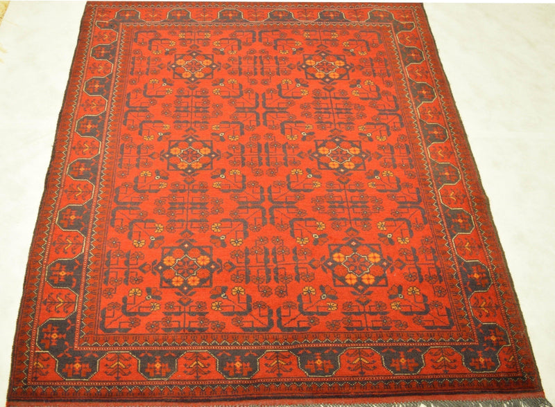 Afghan Rug, Khal Mohammadi Rug, Tribal Rugs, Red Rug, Living Room Carpet