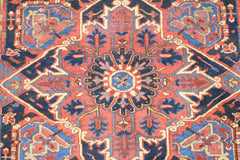 Heriz Rug, Persian Rugs, Colorful Area Rugs, 8x11 Rugs, Living Room Rugs 