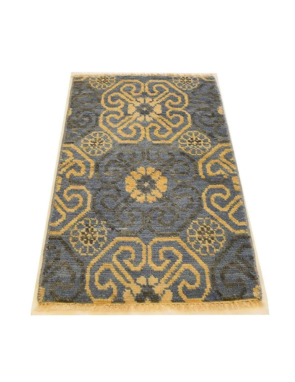 kashmiri rug, 2x3 rugs, indoor outdoor carpet, blue rug, indian rug