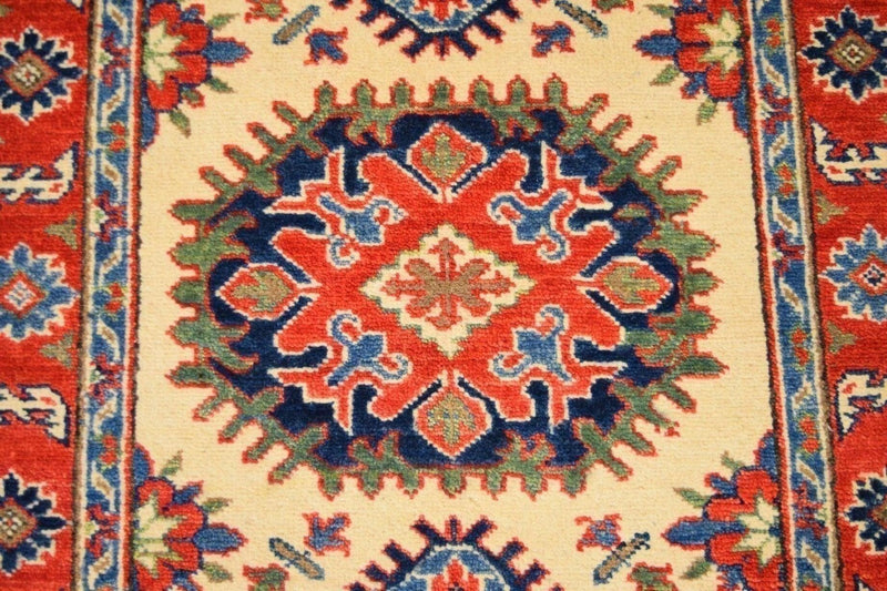 Kazak Rug, Multicolored Rugs, Tribal Rug, Rug 3x4, Afghan Rugs For Sale, What Size Rug For Dining Room