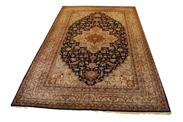 serapi rug, hand knotted wool rug, can you put a rug on carpet, area rugs on carpet, average size of living room